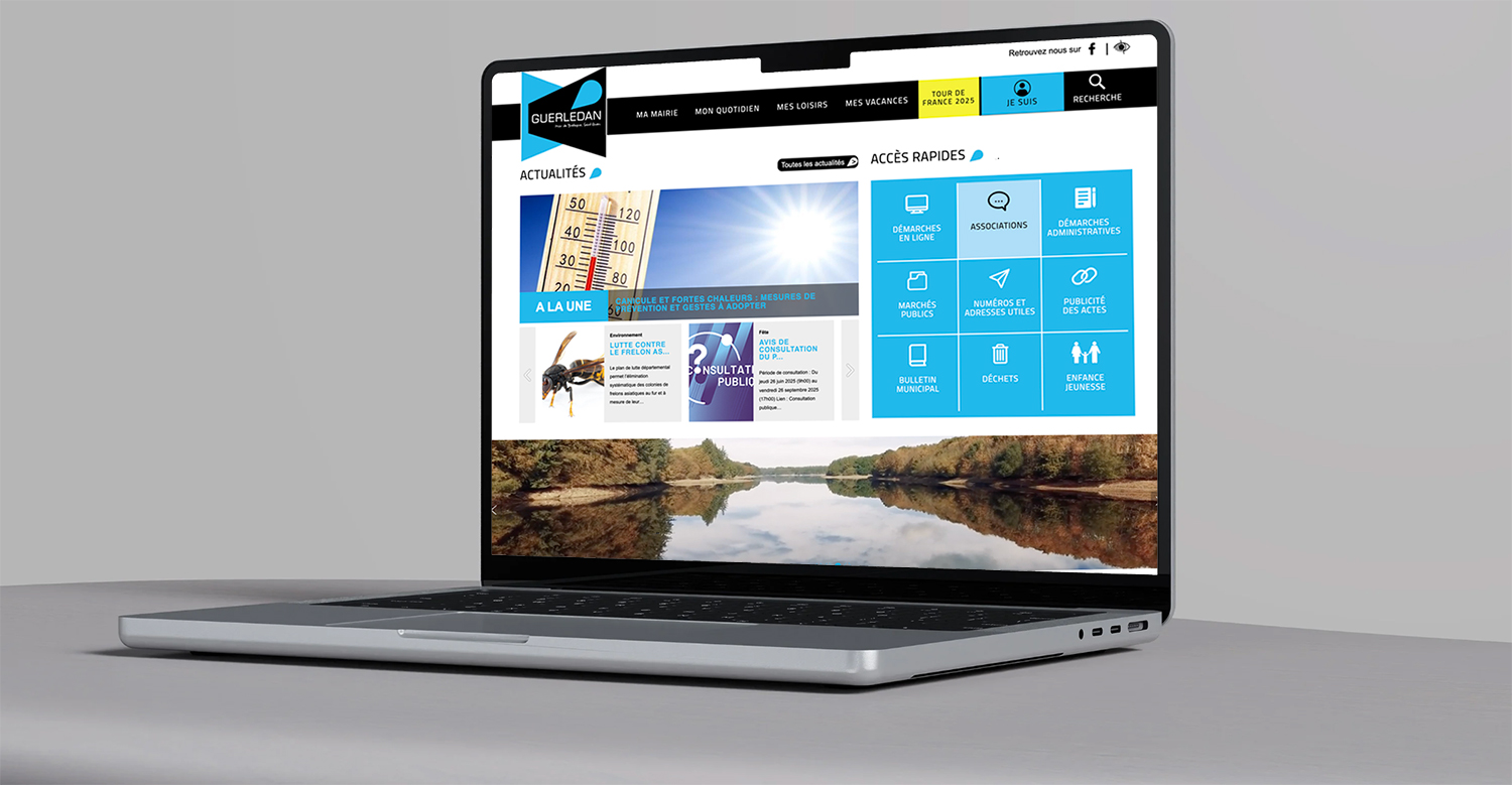 Refonte site internet Mairie de Guerlédan