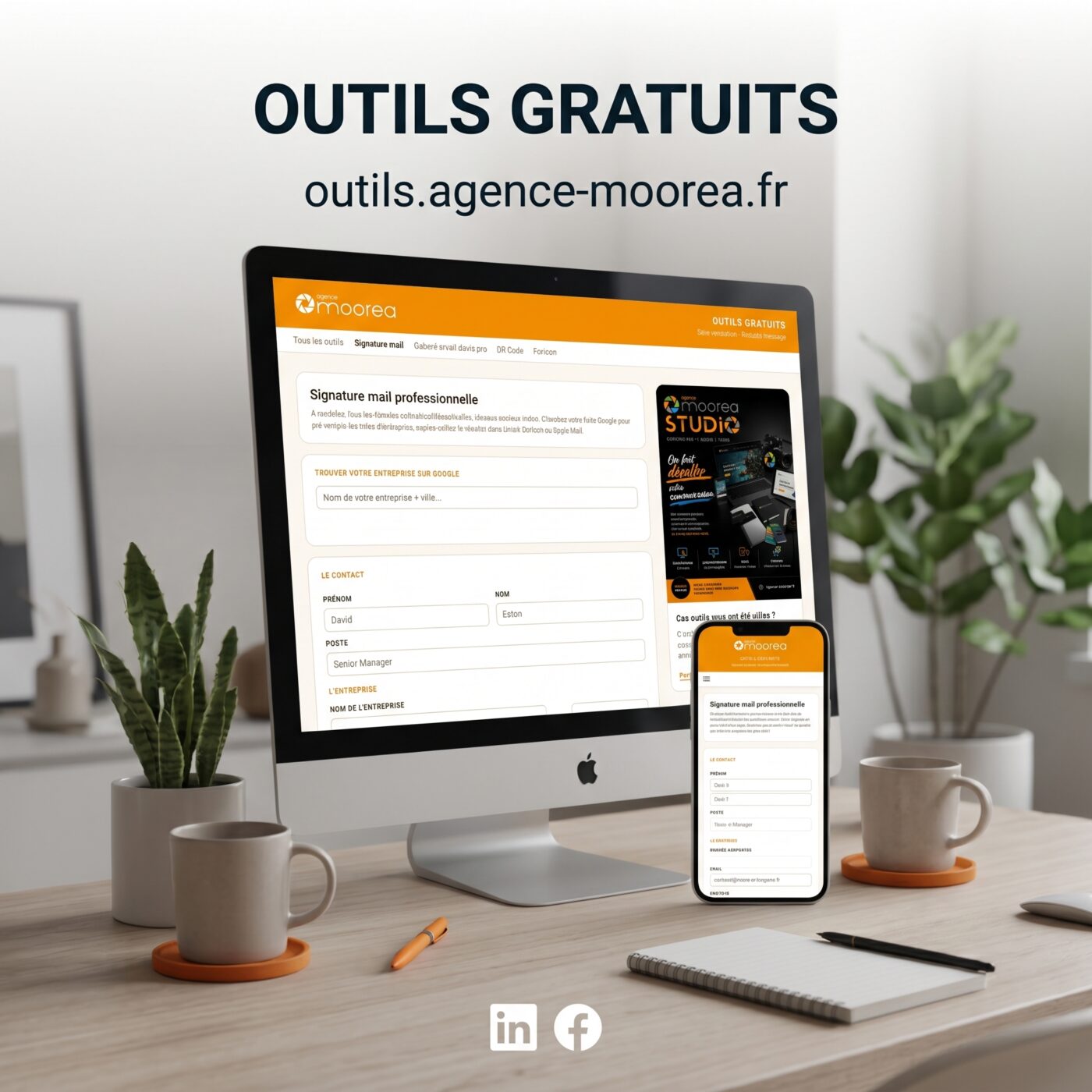 Créez votre signature email professionnelle gratuitement, en 2 minutes